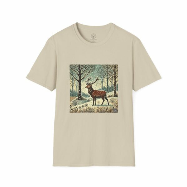 Flame the Red Deer - Woodland Wildlife Series Softstyle T-Shirt