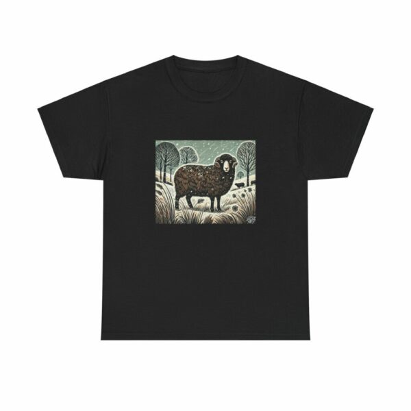 Shadow the Black Welsh Mountain Sheep - Heavy Cotton Tee