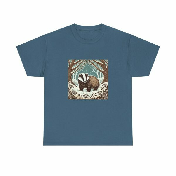 Brock the Badger - Heavy Cotton Tee - Image 7