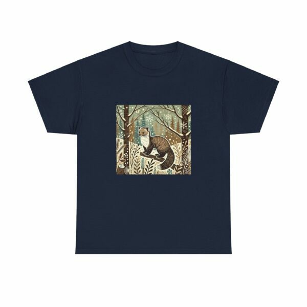 Fern the Pine Marten - Heavy Cotton Tee - Image 10