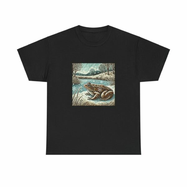 Croak the Common Frog - Heavy Cotton Tee - Image 2