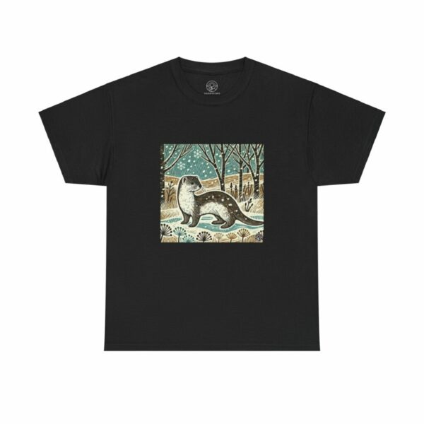 Stitch the Stoat - Woodland Wildlife Series Heavy Cotton Tee