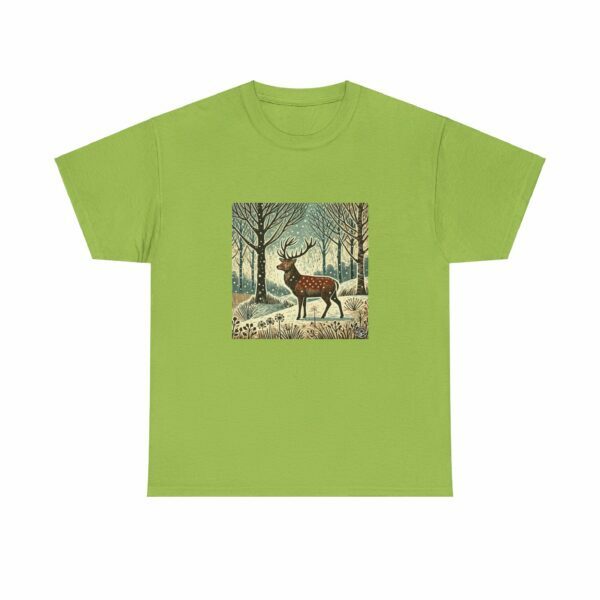 Flame the Red Deer - Heavy Cotton Tee - Image 7