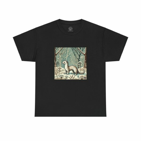 Whisper the Weasel - Woodland Wildlife Series Heavy Cotton Tee