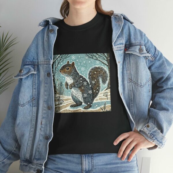 Acorn the Grey Squirrel - Woodland Wildlife Series Heavy Cotton Tee