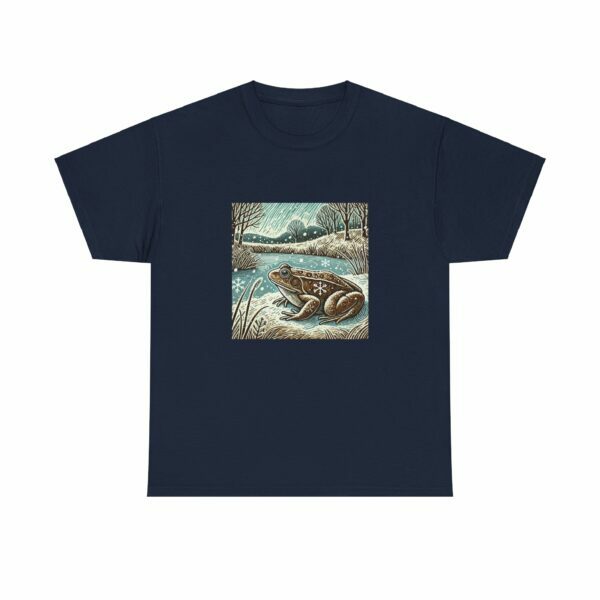 Croak the Common Frog - Heavy Cotton Tee - Image 10