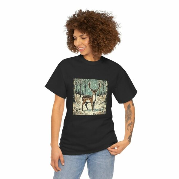 Freya the Fallow Deer - Woodland Wildlife Series Heavy Cotton Tee