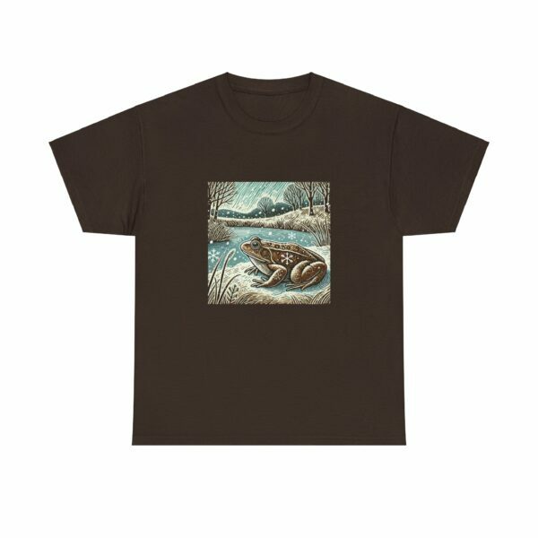 Croak the Common Frog - Heavy Cotton Tee - Image 4