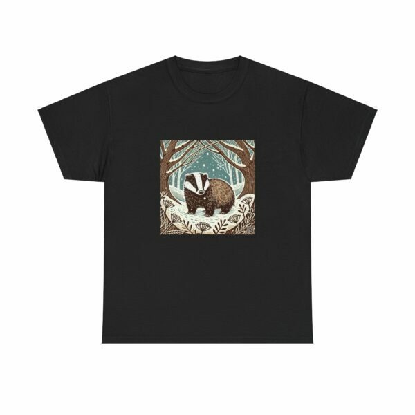 Brock the Badger - Heavy Cotton Tee - Image 10