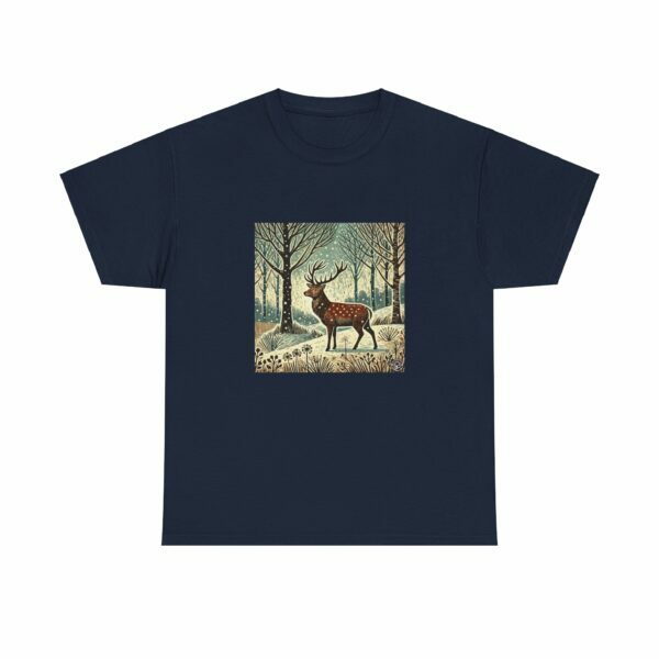 Flame the Red Deer - Heavy Cotton Tee - Image 10