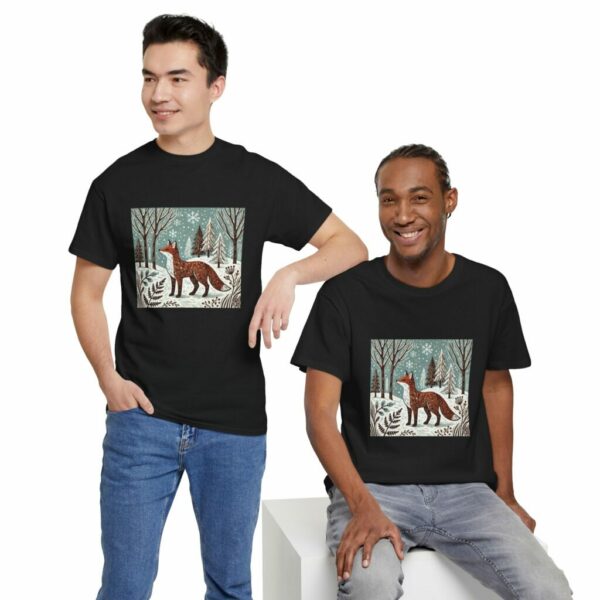 Finn the Fox - Woodland Wildlife Series Unisex Heavy Cotton Tee