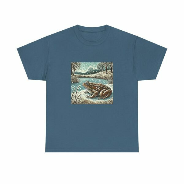 Croak the Common Frog - Heavy Cotton Tee - Image 8