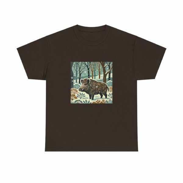 Thistle the Wildboar - Heavy Cotton Tee - Image 4