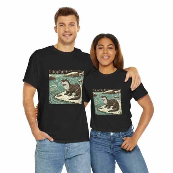 Selkie the Shetland Otter - Heavy Cotton Tee