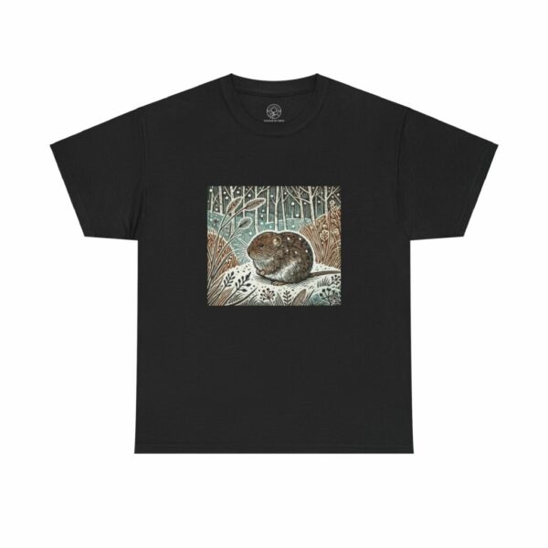 Velvet the Field Vole - Woodland Wildlife Series Unisex Heavy Cotton Tee