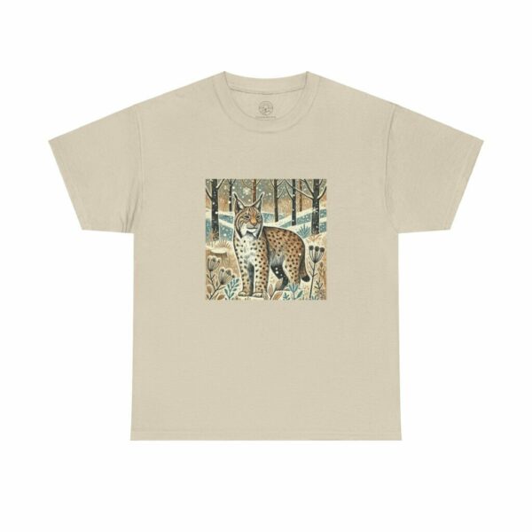 Ember the Lynx - Woodland Wildlife Series Heavy Cotton Tee