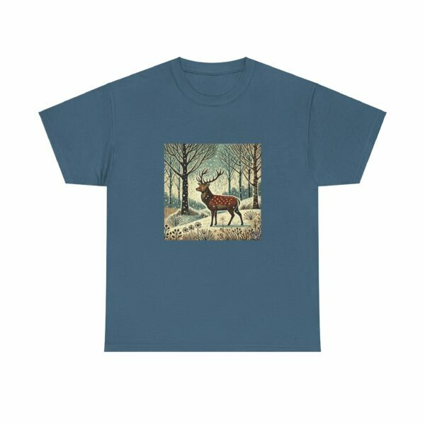 Flame the Red Deer - Heavy Cotton Tee - Image 8