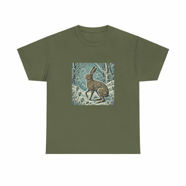 Hopper the Hare - Heavy Cotton Tee - Image 6