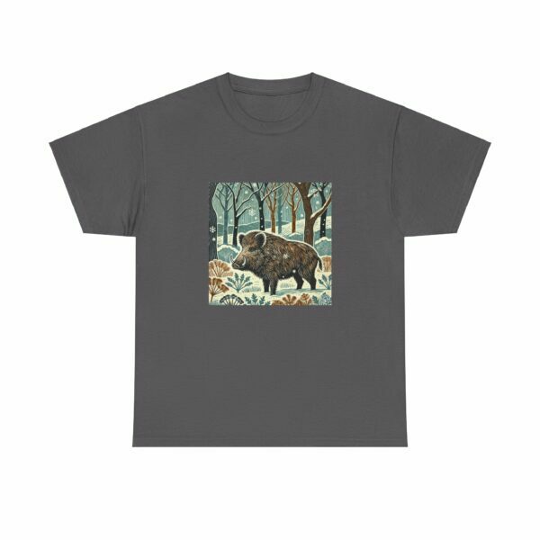 Thistle the Wildboar - Heavy Cotton Tee - Image 9