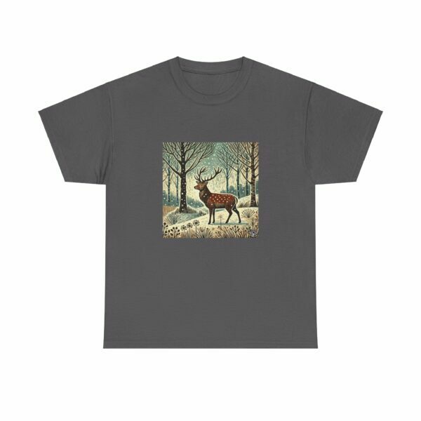 Flame the Red Deer - Heavy Cotton Tee - Image 9