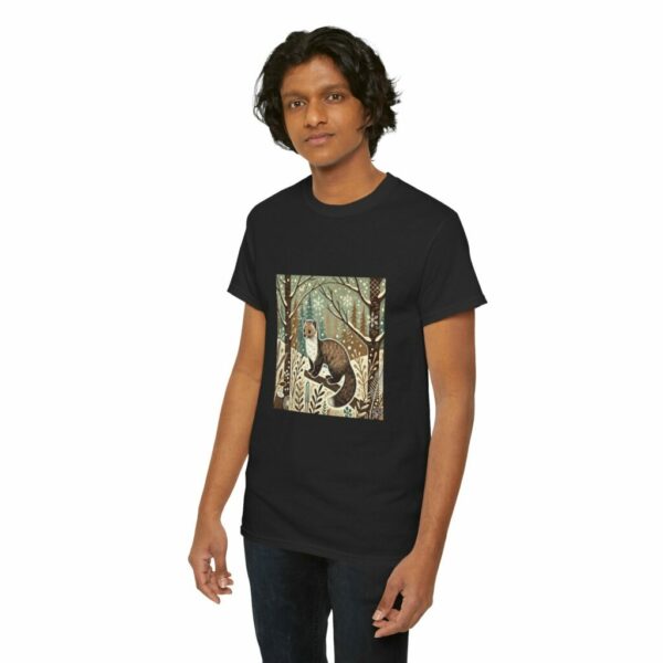 Fern the Pine Marten - Heavy Cotton Tee