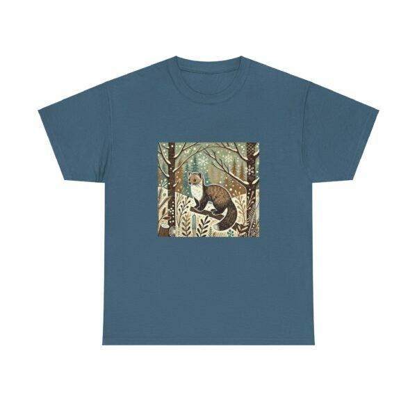 Fern the Pine Marten - Heavy Cotton Tee - Image 8