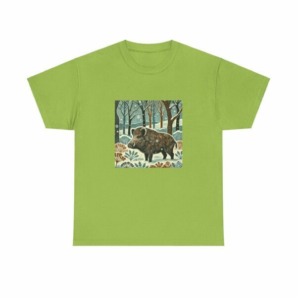 Thistle the Wildboar - Heavy Cotton Tee - Image 7