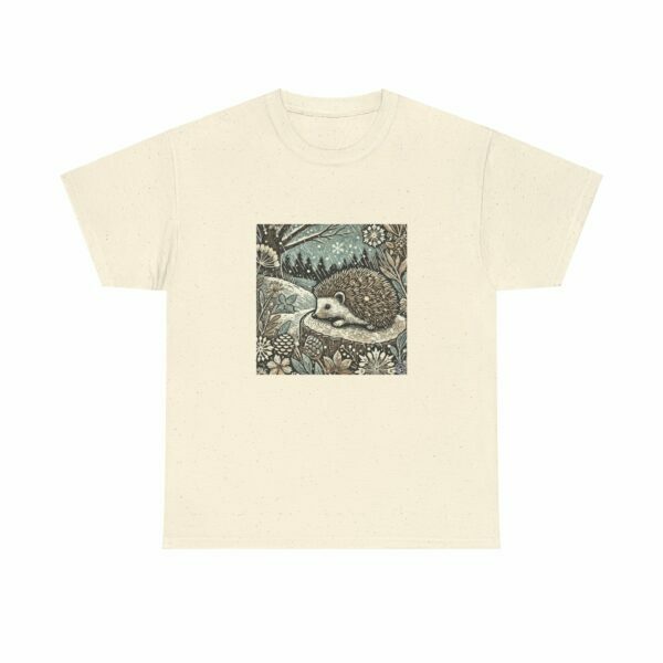 Hazel the Hedgehog - Heavy Cotton Tee - Image 5