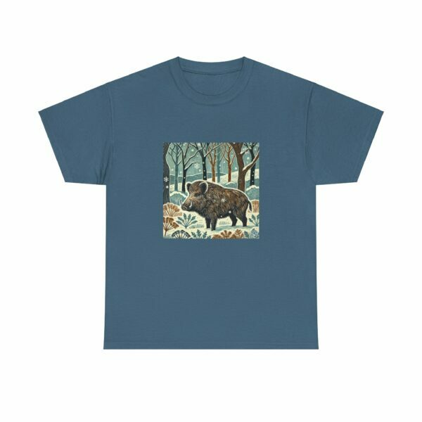 Thistle the Wildboar - Heavy Cotton Tee - Image 8