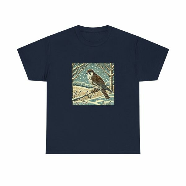 Swift the Peregrine Falcon - Heavy Cotton Tee - Image 8