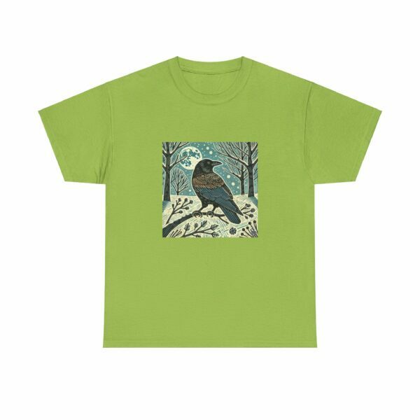 Bran the Raven - Heavy Cotton Tee - Image 6