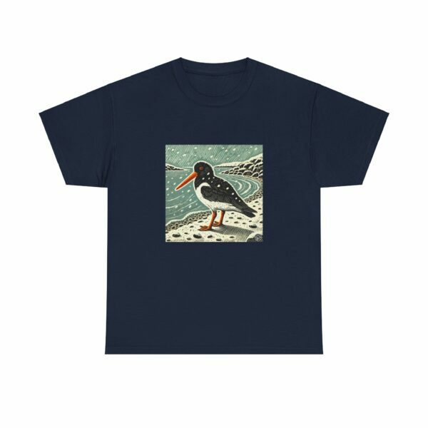 Pearl the Oystercatcher - Heavy Cotton Tee - Image 8