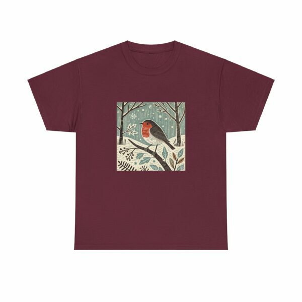 Ruby the Robin - Heavy Cotton Tee - Image 4