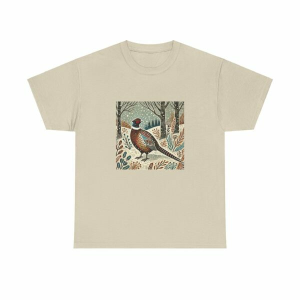 Percy the Pheasant - Heavy Cotton Tee - Image 3