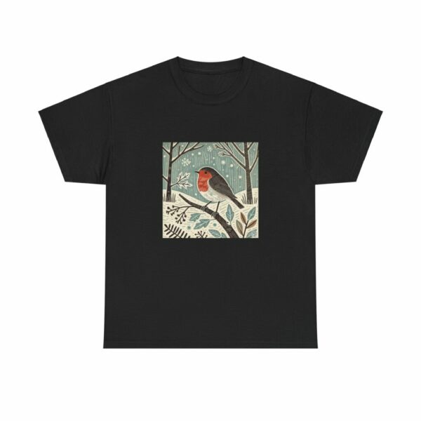 Ruby the Robin - Heavy Cotton Tee - Image 2