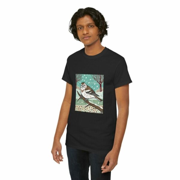 Frost the Snow Bunting - Heavy Cotton Tee