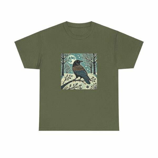 Bran the Raven - Heavy Cotton Tee - Image 5