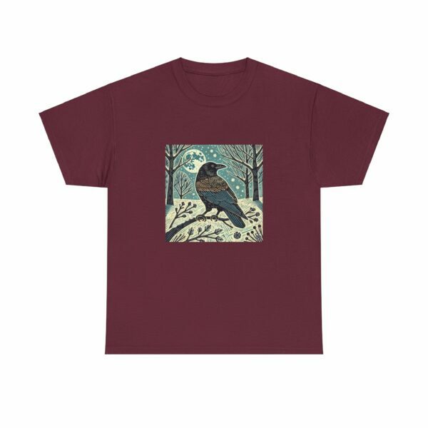 Bran the Raven - Heavy Cotton Tee - Image 4