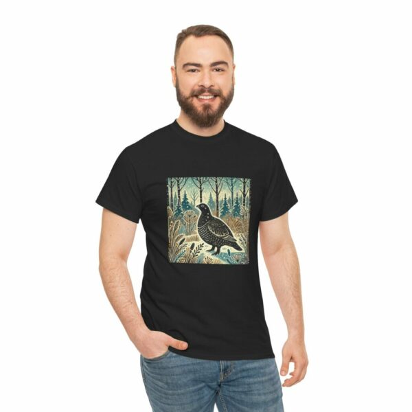 Magnus the Black Grouse - Heavy Cotton Tee
