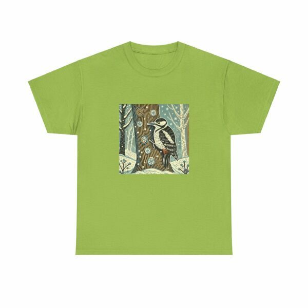 Alder the Woodpecker - Heavy Cotton Tee - Image 6