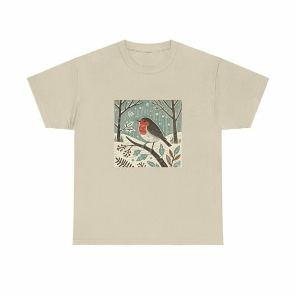 Ruby the Robin - Heavy Cotton Tee - Image 3