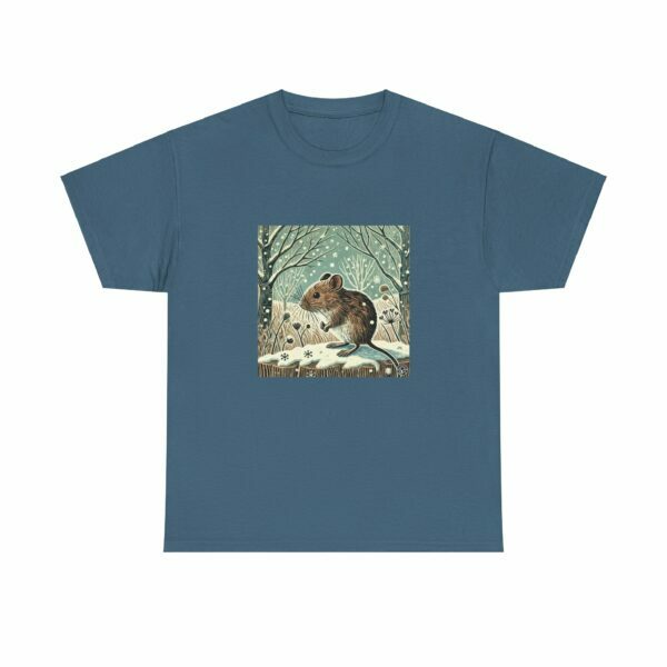 Scamper the Wood Mouse - Heavy Cotton Tee - Image 8