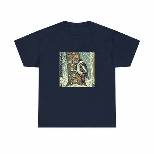Alder the Woodpecker - Heavy Cotton Tee - Image 8