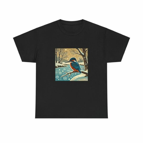 Flare the Kingfisher - Heavy Cotton Tee - Image 2