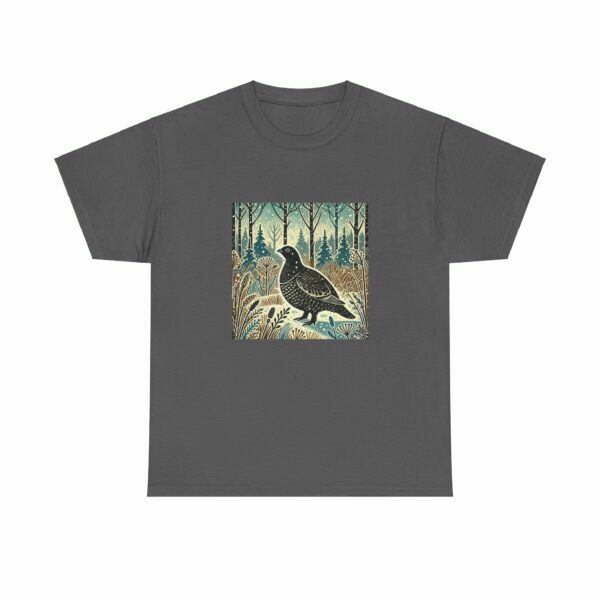 Magnus the Black Grouse - Heavy Cotton Tee - Image 7