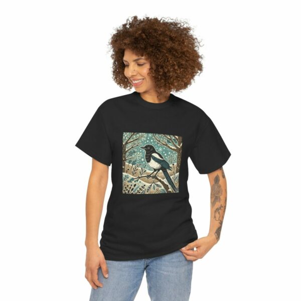 Jet the Magpie - Heavy Cotton Tee