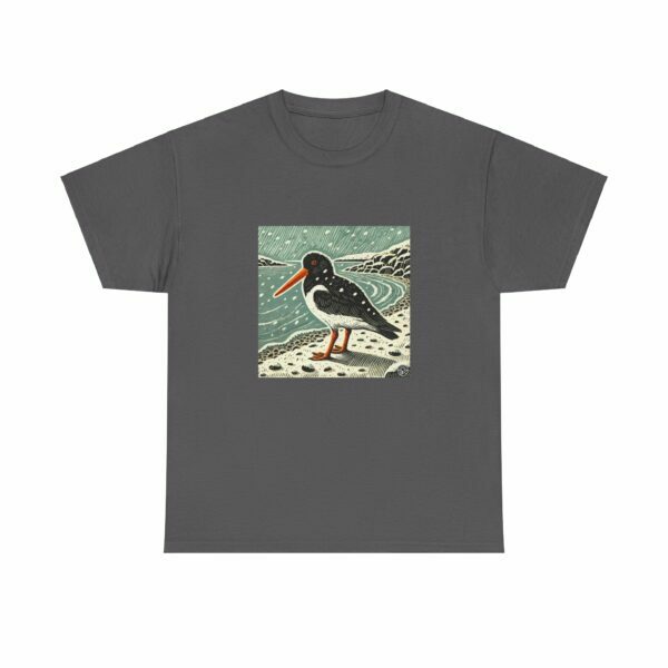Pearl the Oystercatcher - Heavy Cotton Tee - Image 7