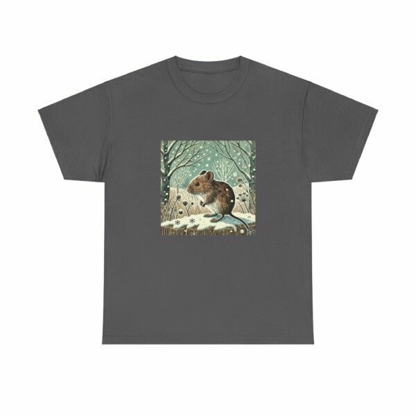 Scamper the Wood Mouse - Heavy Cotton Tee - Image 9