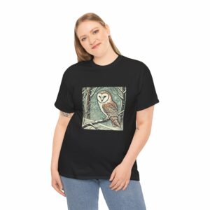 Echo the Barn Owl - Heavy Cotton Tee