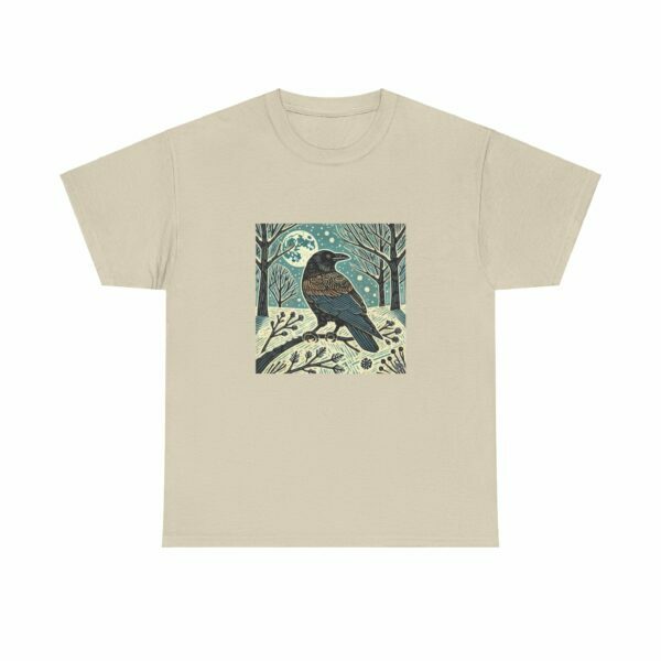 Bran the Raven - Heavy Cotton Tee - Image 3